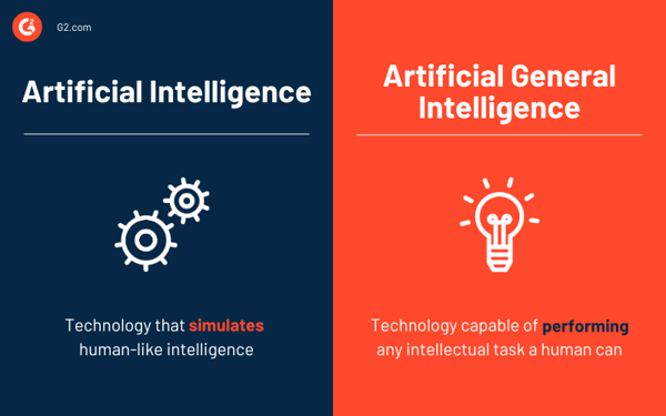 Artificial intelligence vs. artificial general intelligence