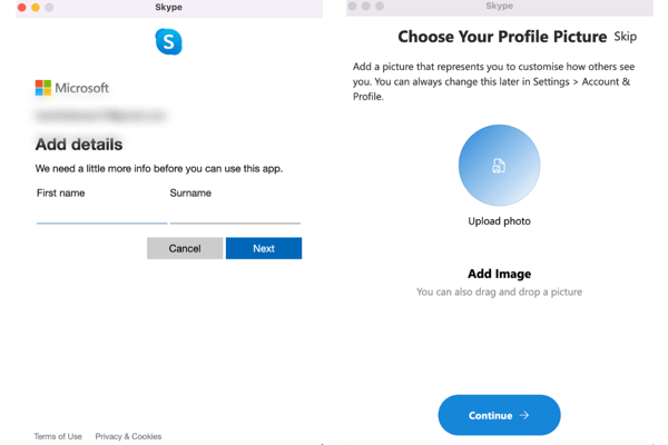 create skype account