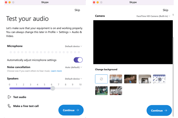 Create a Skype account