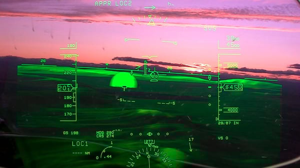 hybrid synthetic vision system using AR at NASA