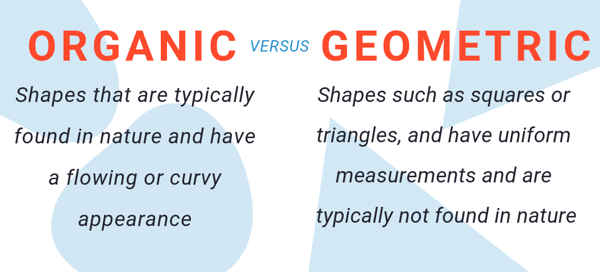 organic versus geometric shapes