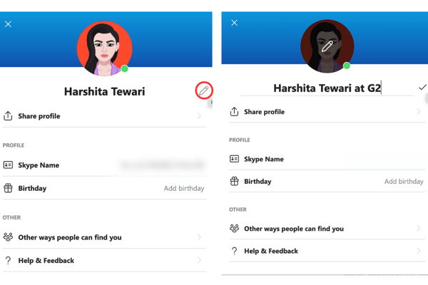 how to change your skype name