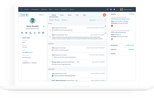 hubspot sales hub
