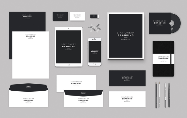 logo design process mockups